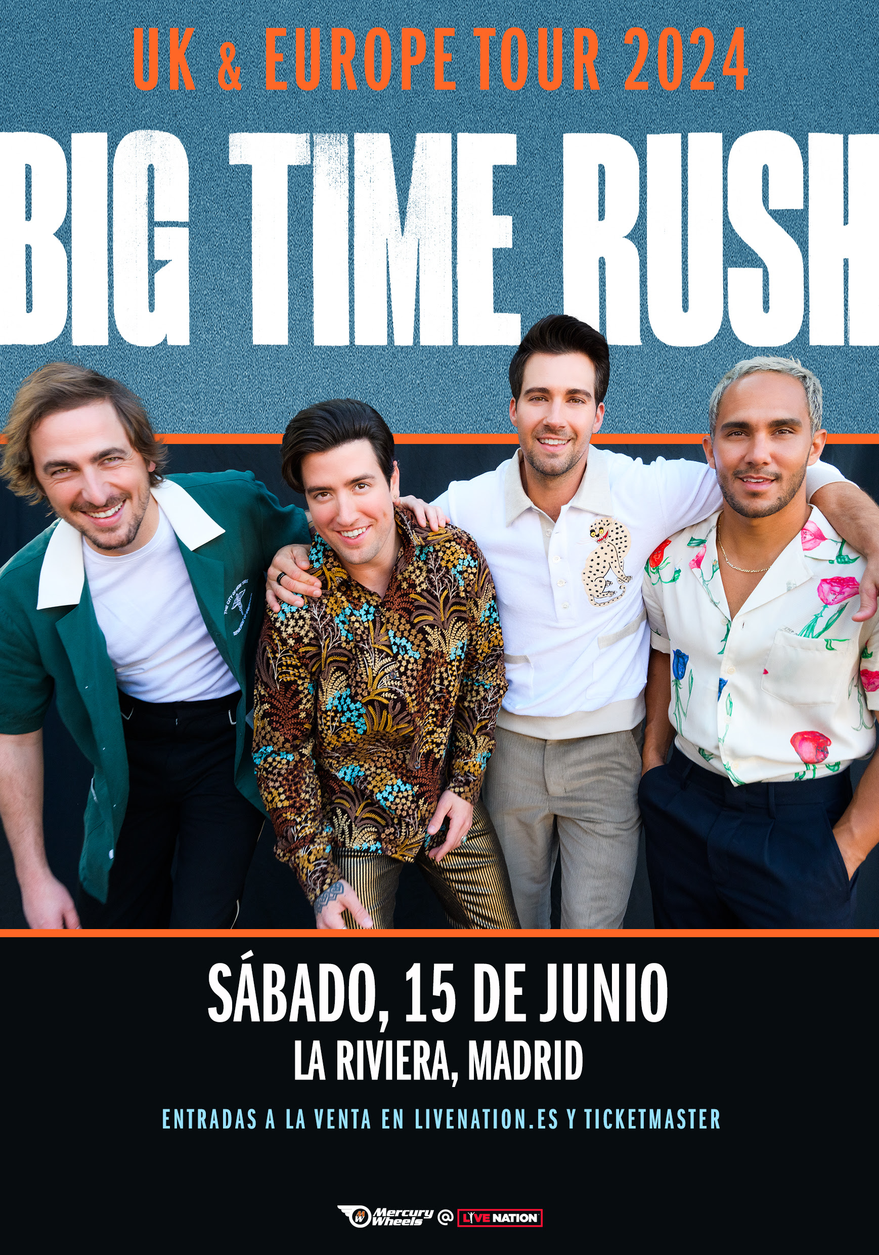 Big Time Rush incluyen España en su próximo tour Triángulo Líquido
